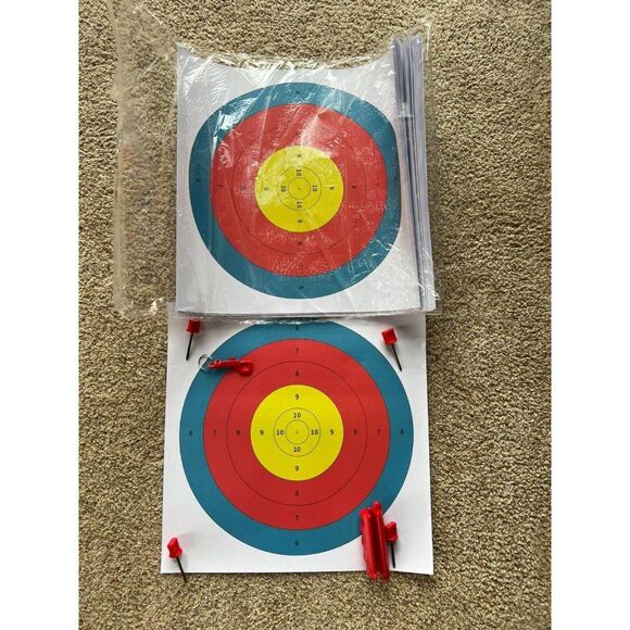 Archery Targets Paper(16x16) 50pcs Bow and Arrow Targets for Hunting Backyard - Picture 3 of 6